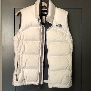 North Face White Vest